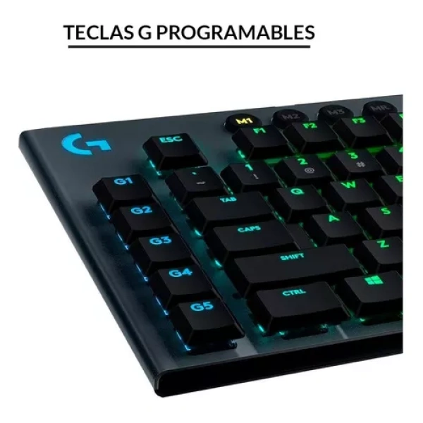 Logitech G915 Teclado Mecánico Gamer Inalámbrico Rgb Usb - Imagen 5