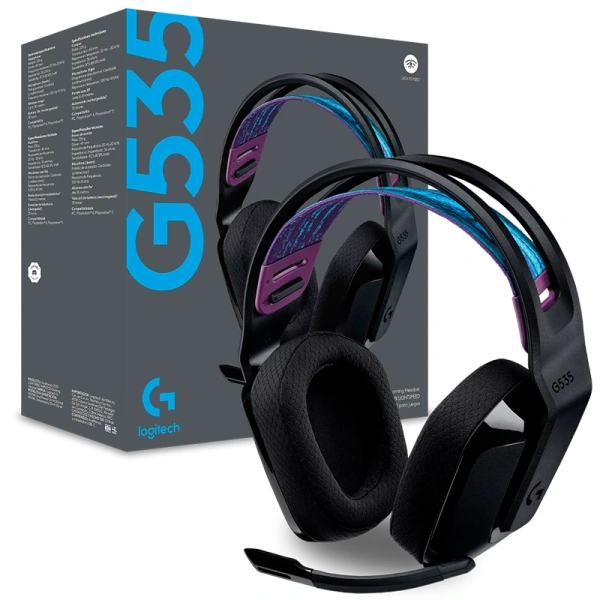 Diadema Gamer Inalámbrica Logitech G535 LIGHTSPEED - Imagen 3