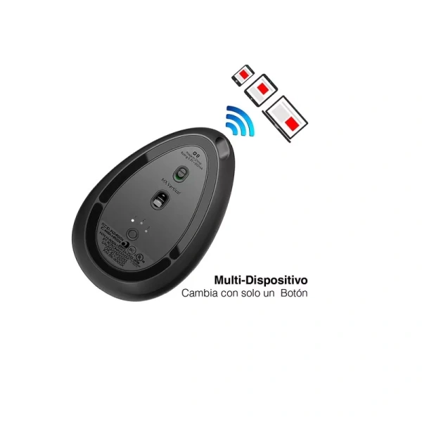 Mouse Logitech Ergonómico Mx Vertical Recargable Unifying - Imagen 4